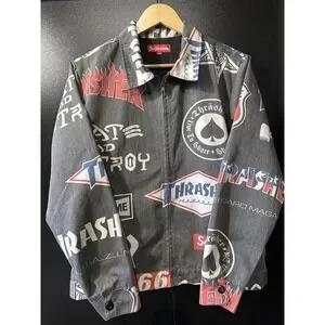 Supreme Jackets Coats Supreme Thrasher Worker Jacket Medium Grey Poshmark